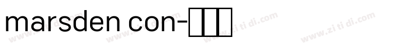 marsden con字体转换